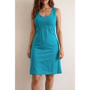 Kavu Dress XL Blue Sleeveless Tank Summer Festivals Stretch